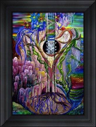 Framed Guitar Soul Print