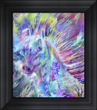 Framed Horse Head Print