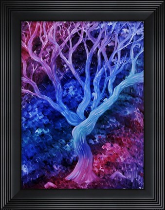 Framed Pink Tree Print