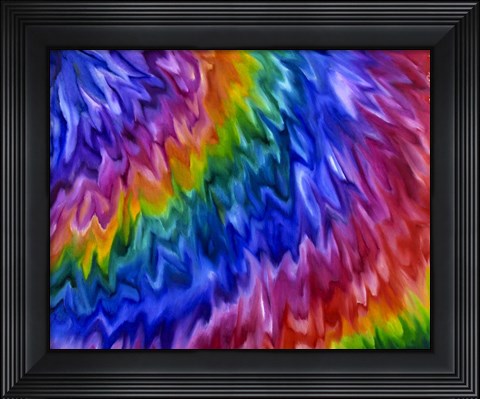 Framed Rainbow Gemstone Print