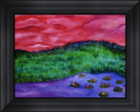 Framed Royal Sunset Print