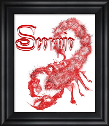 Framed Scorpio Print