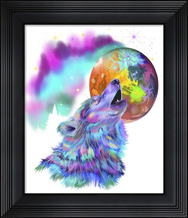 Framed Impossible Wolf Print