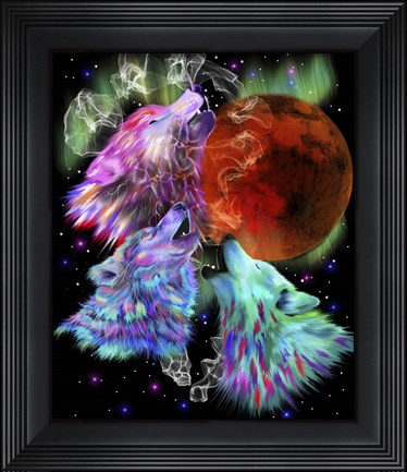 Framed Wolf4 Print