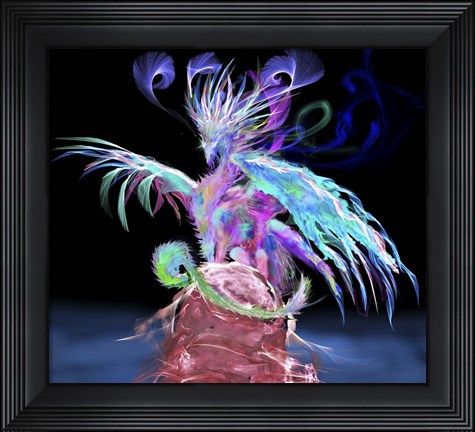 Framed Seraphim Dragon Print