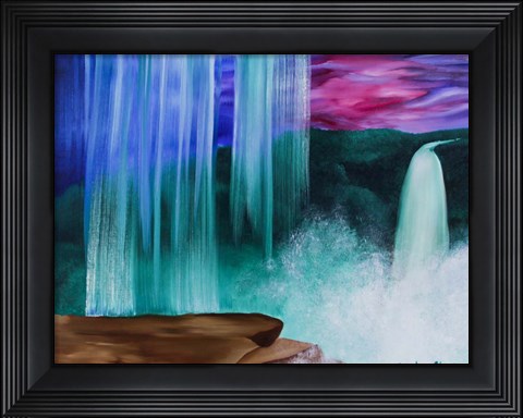 Framed Waterfall Print