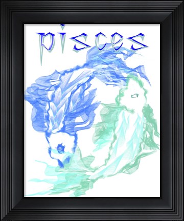Framed Pisces 1 Print