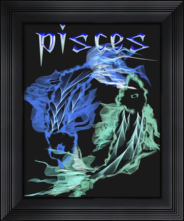Framed Pisces 2 Print