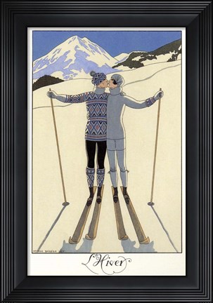 Framed Barbier 3 Print