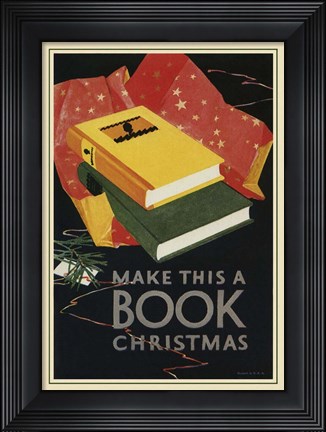 Framed Book Publishers 1927 Print