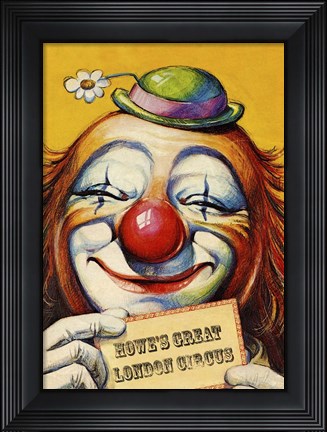 Framed Howe&#39;s Great London Circus Print