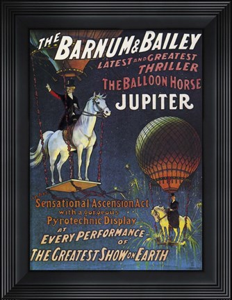 Framed Barnum &amp; Bailey Circus Print