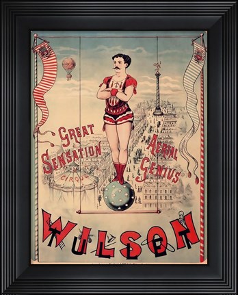 Framed Circus 1889 Print