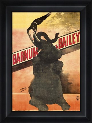 Framed Circus 1902 Print