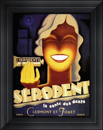 Framed Serodent Print