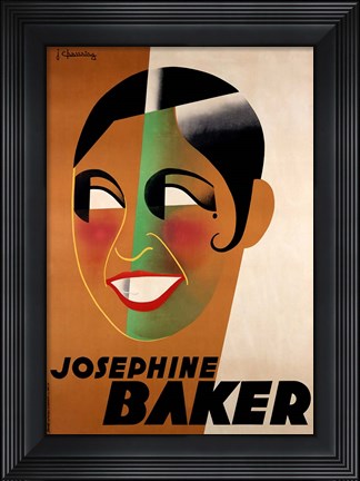 Framed Josephine Baker Print