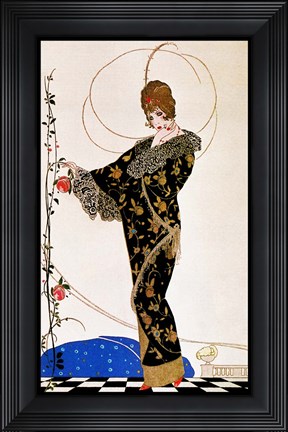 Framed Deco Fashion 22a Print