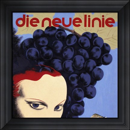 Framed Die Neue Linie 2 Print