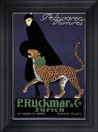 Framed P. Ruckmar &amp; Co. Print