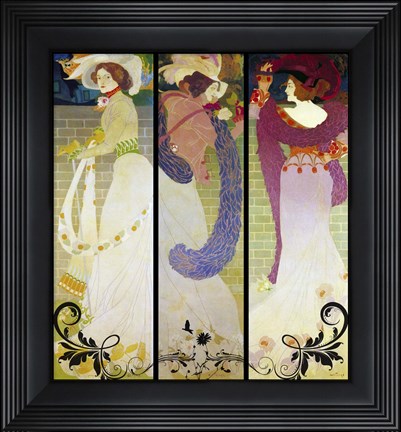 Framed Georges de Feure Print