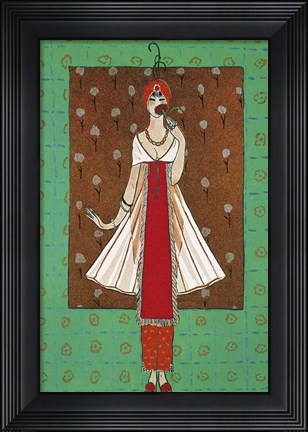 Framed L Habit Persan Print