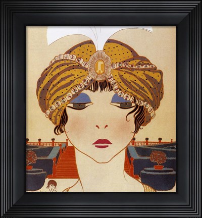 Framed Le Turban - Paul Poiret 1911a Print