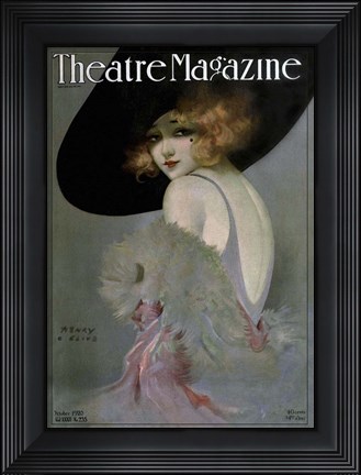 Framed Theatre Magazine October 1920 Print