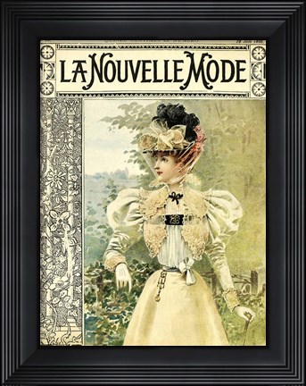 Framed La Nouvelle Mode Print