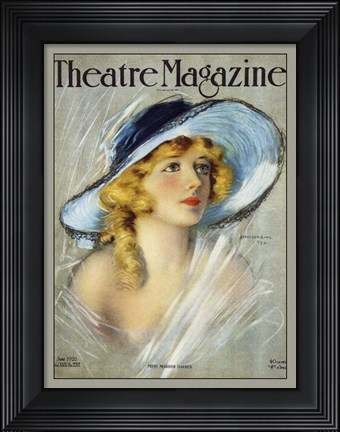Framed Theatre Magazine June 1920 Print