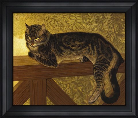 Framed Steinlen Print