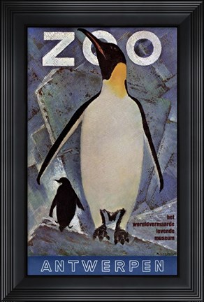 Framed Zoo Antwerpen Print