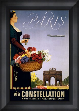 Framed Pairs Via Constellation Print