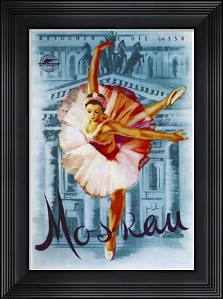 Framed Moskau Print