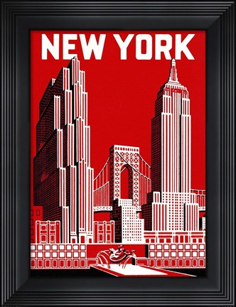 Framed New York Print