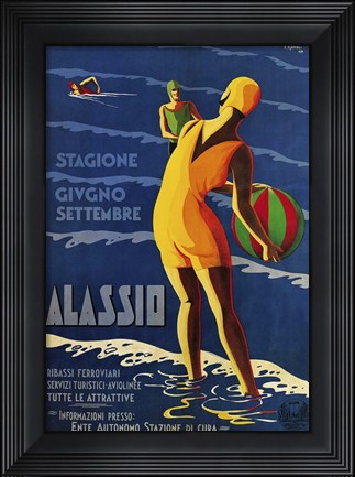 Framed Alassio Print