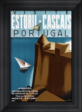 Framed Visite Portugal Print