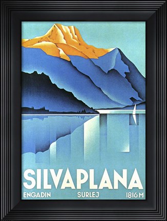 Framed Silvaplana Print