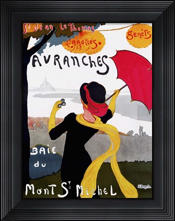 Framed Mont St. Michel Print