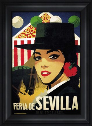 Framed Feria De Sevilla Print