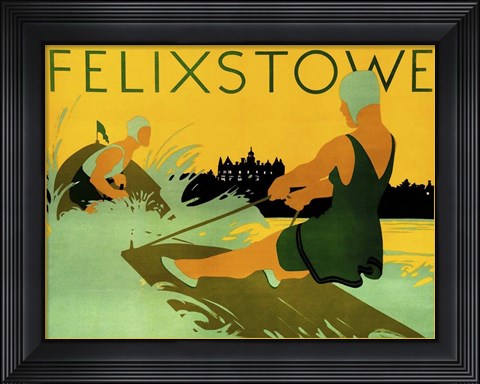 Framed Felixstowe Print