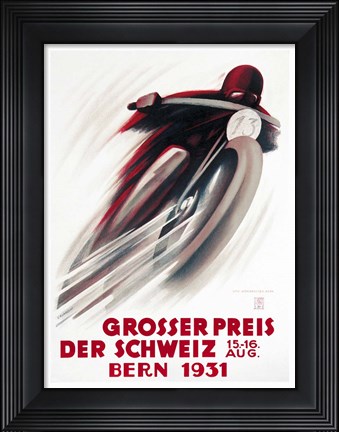 Framed Grosser Preis Bern 1931 Print