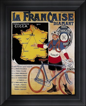 Framed La Francaise Diamant Print