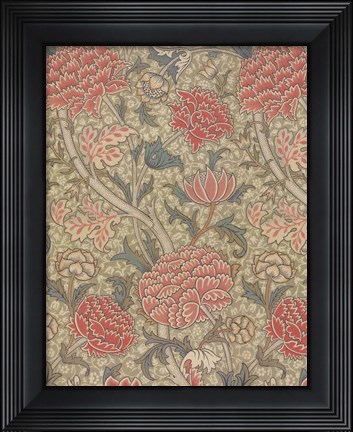 Framed Vintage Floral 2 Print