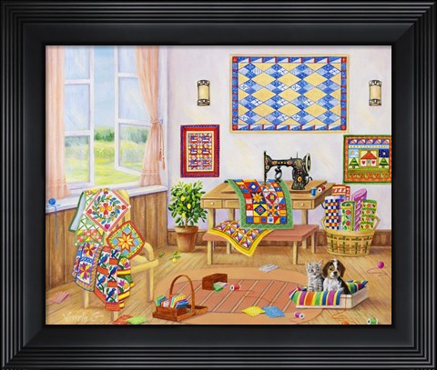 Framed We Didn&#39;t Do It Print