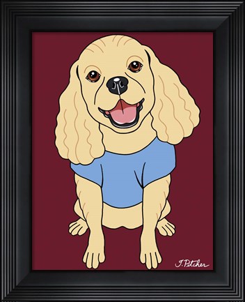 Framed Cocker Spaniel Print