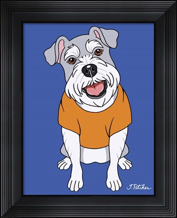 Framed Schnauzer Print
