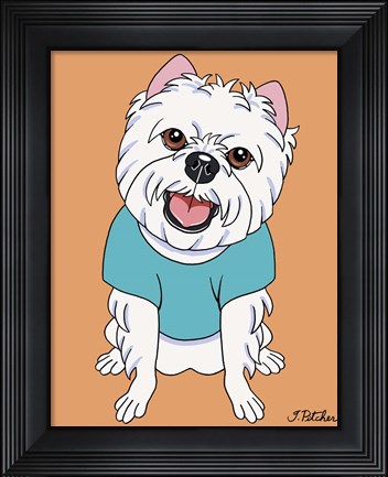 Framed West Highland Terrier Print