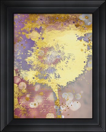 Framed Golden Dreams I Print