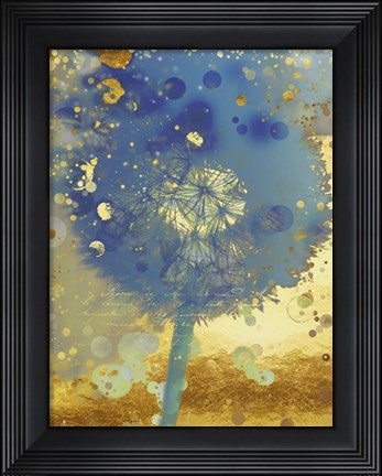Framed Golden Dreams II Print
