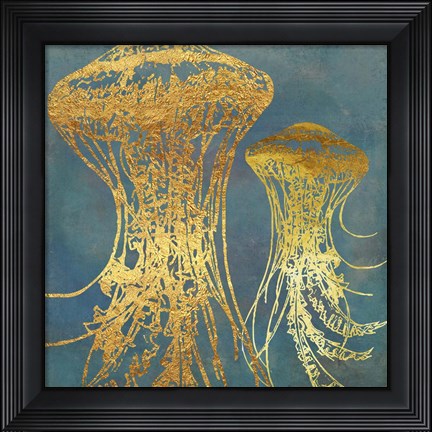 Framed Deep Sea Life IV Print